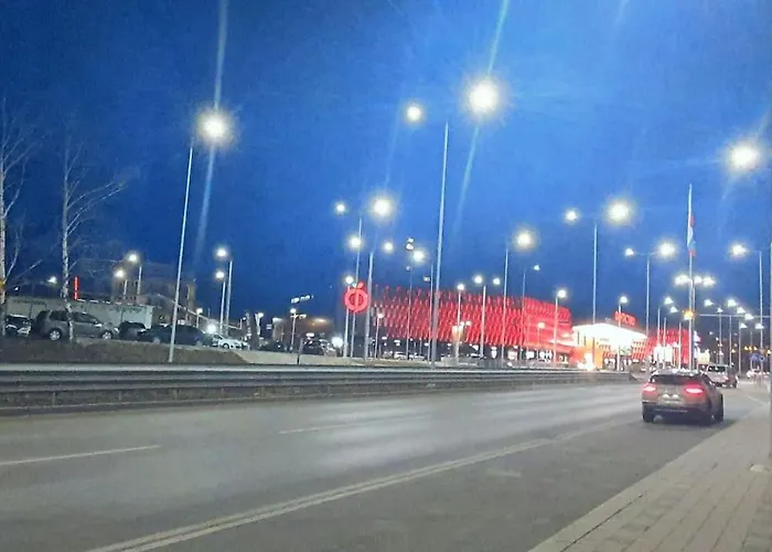 елегантен градски с обширна тераса Apartament